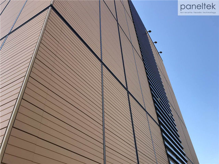 Architectural Ventilated Facade Cladding Systems With UV / Wind Resistance