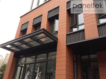 China Zusammengesetzte Terrakotta-Kaltfassade-Materialien für errichtende Fassaden-Systeme usine